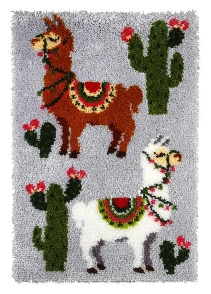 Cozy Alpaca Latch Hook Rug Kit – Craft Your Dream Wool Masterpiece!